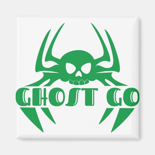 Ghost Go Spooky Season Magnet (Front)