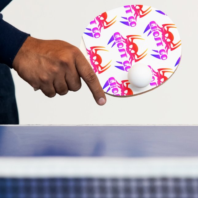 Ghost Go Spooky Season Ping Pong Paddle (Insitu)