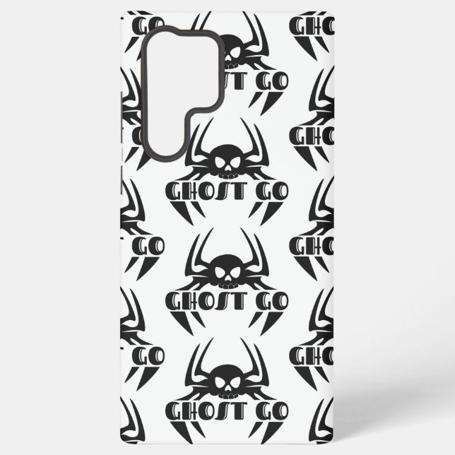 Ghost Go Spooky Season Samsung Galaxy Case (Back)