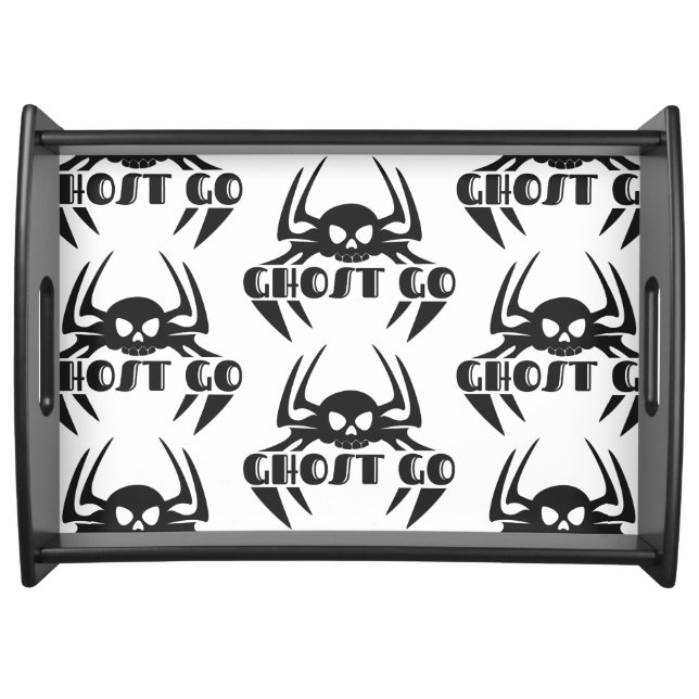 Ghost Go Spooky Season Serving Tray (Front)
