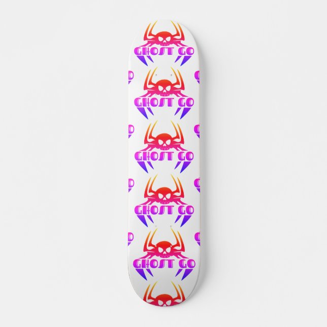 Ghost Go Spooky Season Skateboard (Front)