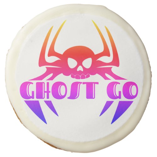 Ghost Go Spooky Season Sugar Cookie