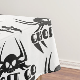 Ghost Go Spooky Season Tablecloth