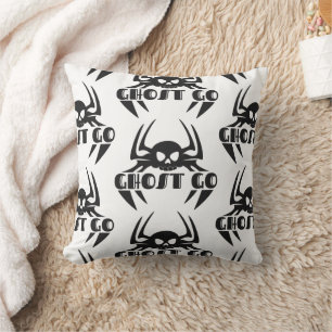 Ghost Go Spooky Season Throw Pillow