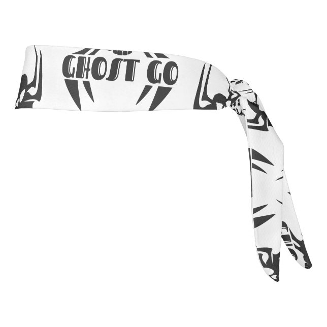 Ghost Go Spooky Season Tie Headband (Rotate 90)