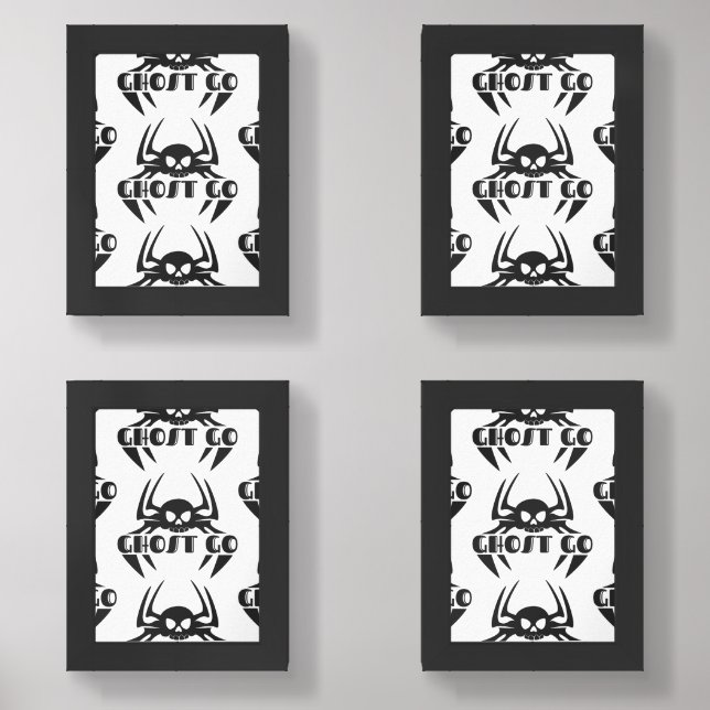 Ghost Go Spooky Season Wall Art Sets (Front)