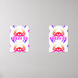 Ghost Go Spooky Season Wall Art Sets