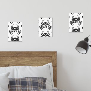 Ghost Go Spooky Season Wall Art Sets