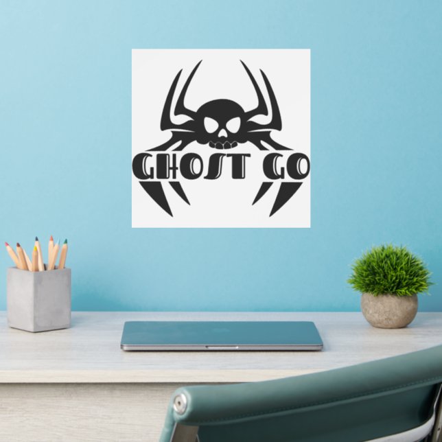Ghost Go Spooky Season Wall Decal (Home Office 2)