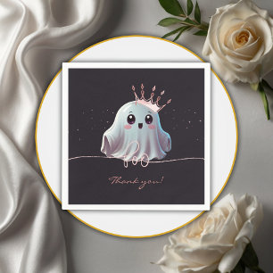 Ghost Halloween Baby Shower Little Boo Napkins