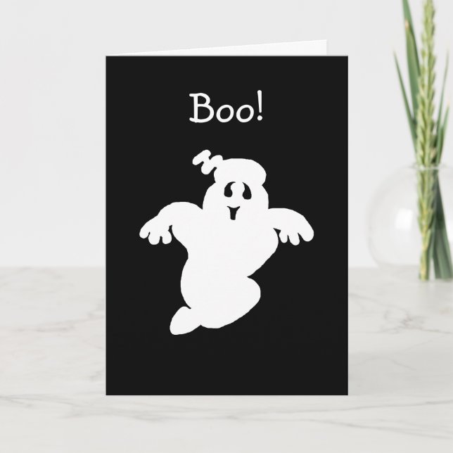 Ghost Halloween Card (Front)