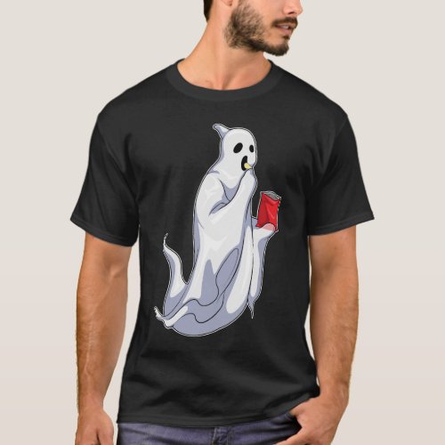Ghost Halloween Chips T_Shirt