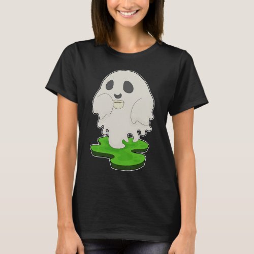 Ghost Halloween Coffee T_Shirt