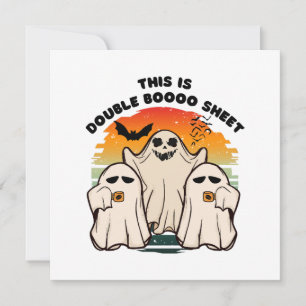 Ghost Halloween Costume Funny Boo