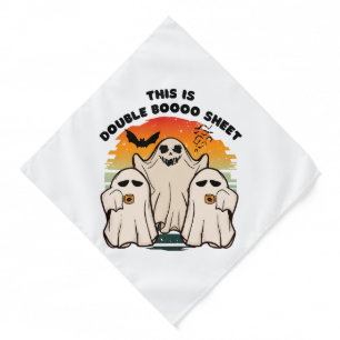 Ghost Halloween Costume Funny Boo Bandana
