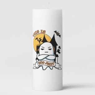Ghost Halloween Costume Funny Boo Pillar Candle