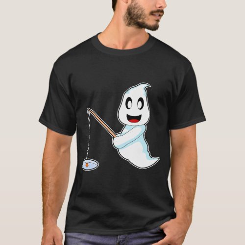 Ghost Halloween Fisher T_Shirt