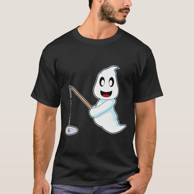 Ghost Halloween Fisher T-Shirt (Front)