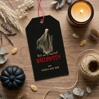 Ghost Halloween Gift Tag Personalized Favor Tag