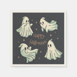 Ghost Halloween Happy Halloween Napkins