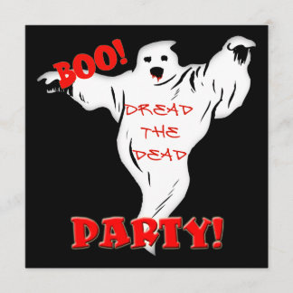 Ghost Halloween Party Invitation