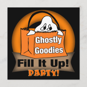 Ghost Halloween Party Invitation