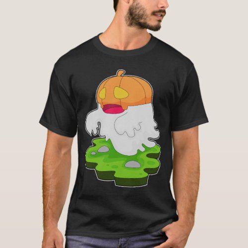 Ghost Halloween Pumpkin T_Shirt