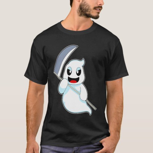 Ghost Halloween Reaper T_Shirt