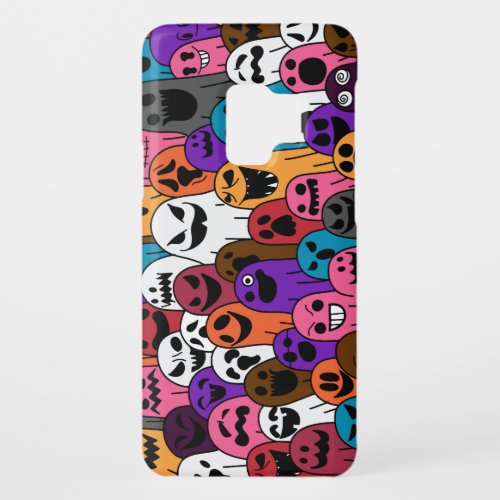 Ghost Halloween Spooky Scarf Pattern Case_Mate Samsung Galaxy S9 Case