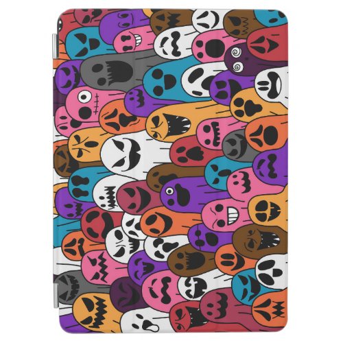 Ghost Halloween Spooky Scarf Pattern iPad Air Cover