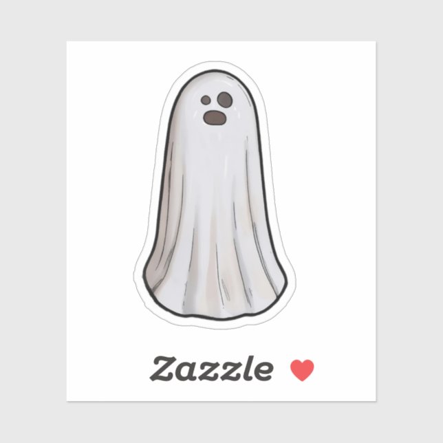 Ghost Halloween  Sticker (Sheet)