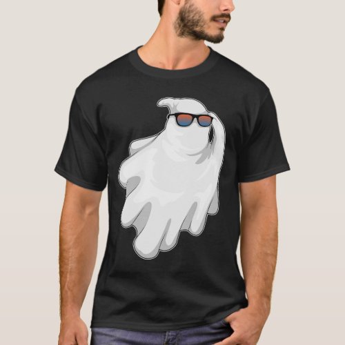 Ghost Halloween Sunglasses T_Shirt
