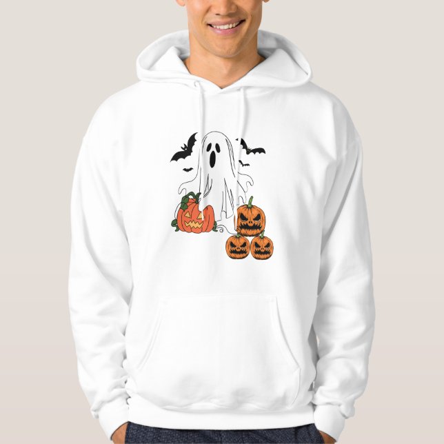 Ghost Halloween Sweatshirt,  Hoodie (Front)