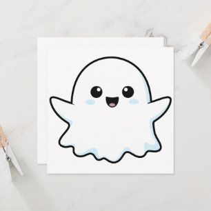 Ghost Halloween TShirt Invitation
