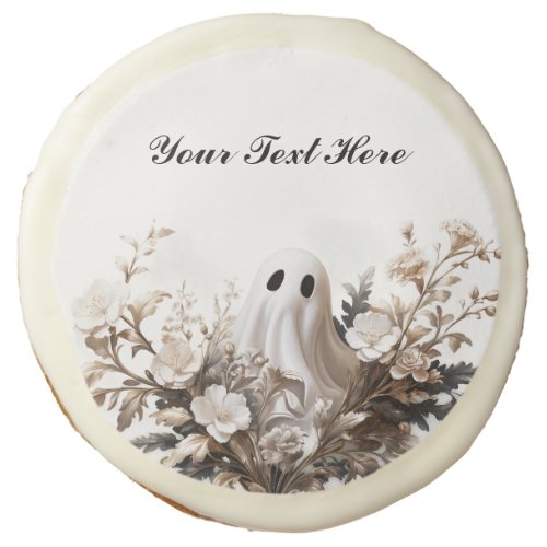 Ghost Halloween Wedding Cookies Gift Customizable