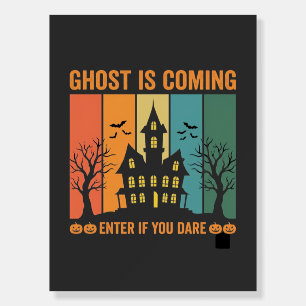 Ghost Haunted House Halloween Vector Design Foam Board