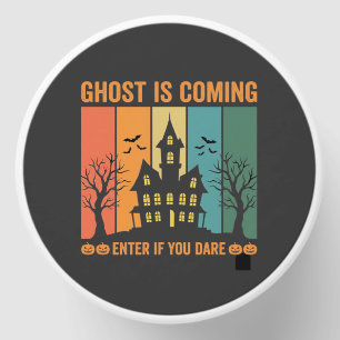 Ghost Haunted House Halloween Vector Design Mini Candle Favors
