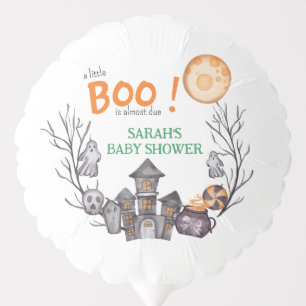 Ghost House Halloween Baby Shower Fall Theme Balloon