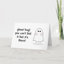 Ghost hug customize card