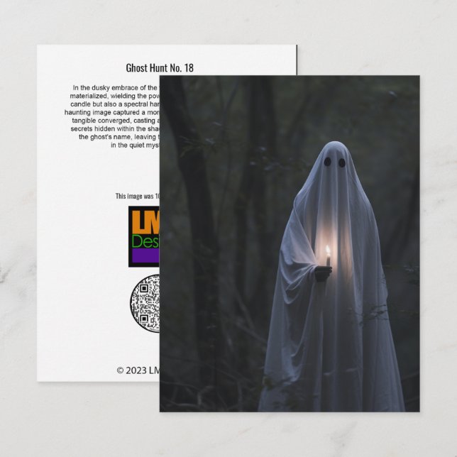 Ghost Hunt No. 18 Thank You Card (Front/Back)