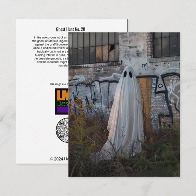 Ghost Hunt No. 28 Thank You Card (Front/Back)