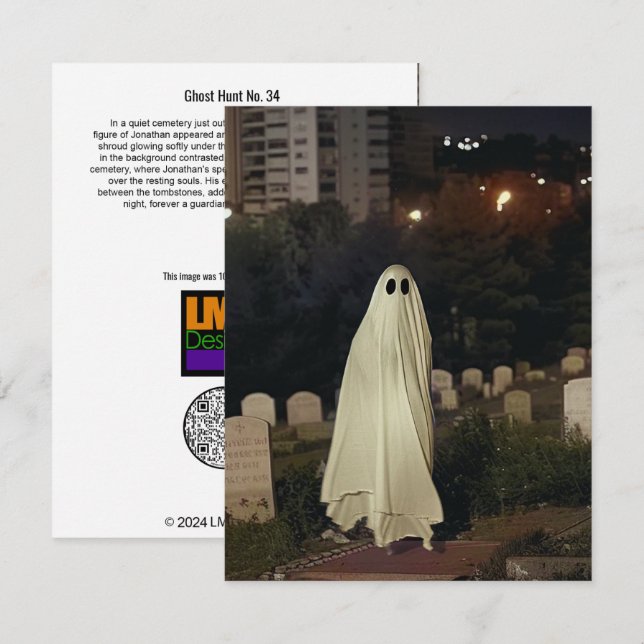 Ghost Hunt No. 34 Thank You Card (Front/Back)