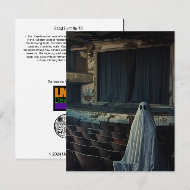 Ghost Hunt No. 40 Thank You Card (Front/Back)