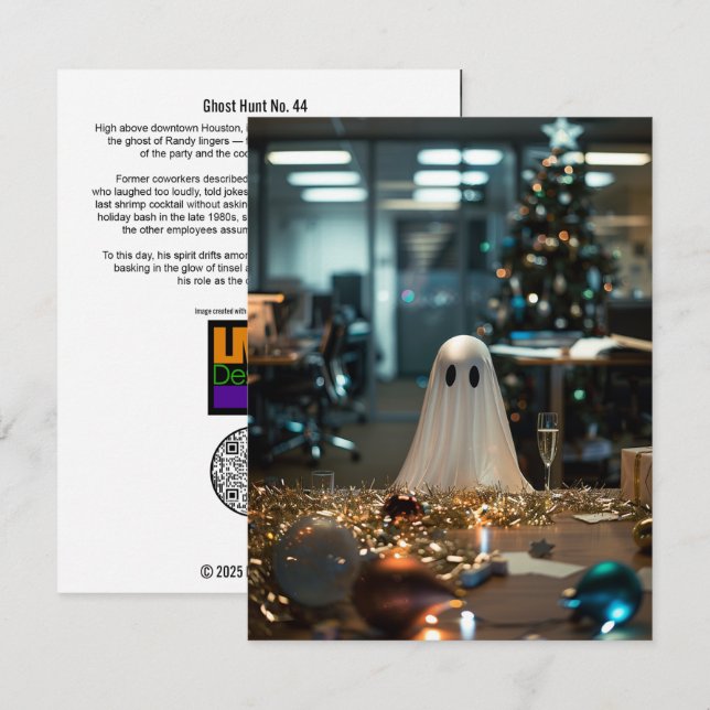 Ghost Hunt No. 44 Thank You Card (Front/Back)