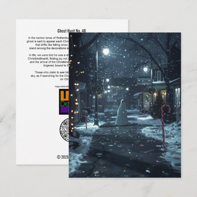 Ghost Hunt No. 48 Thank You Card (Front/Back)