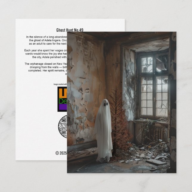 Ghost Hunt No. 49 Thank You Card (Front/Back)