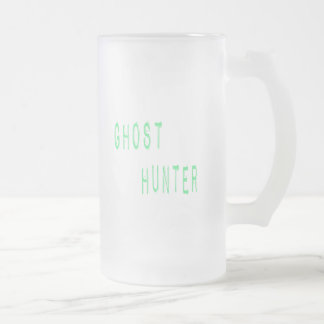Ghost Hunter Frosted Glass Beer Mug