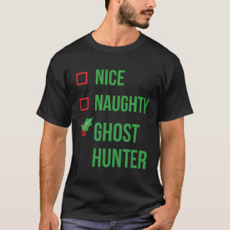 Ghost Hunter Funny Pajama Christmas Gift T-Shirt