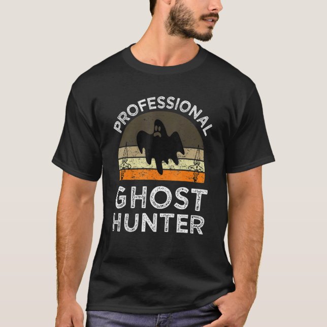 Ghost Hunter Ghost Hunting Paranormal Investigator T-Shirt (Front)