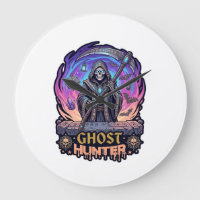 Ghost Hunter Grim Reaper Skeleton Scythe Purple Fl